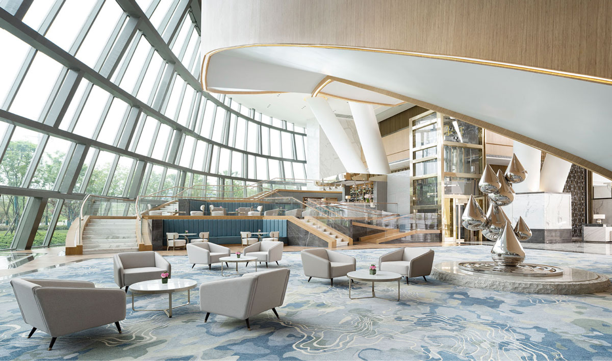 未來智能風格的高端酒店設計，將科技與人性化設計巧妙融合