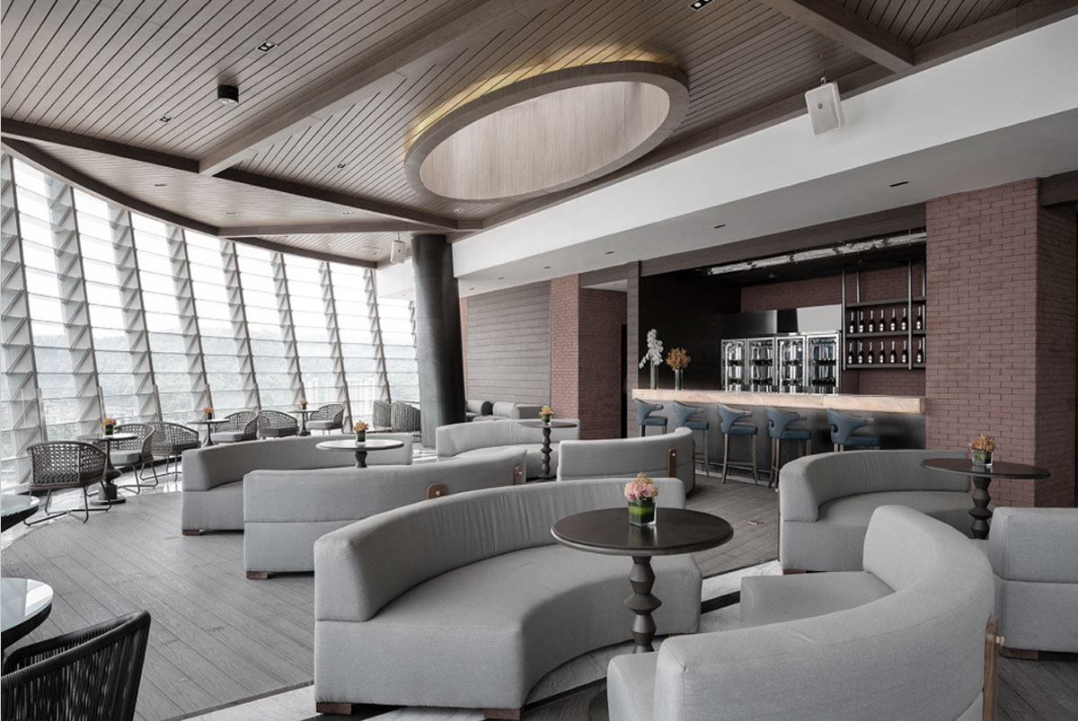 未來智能風格的高端酒店設計，將科技與人性化設計巧妙融合