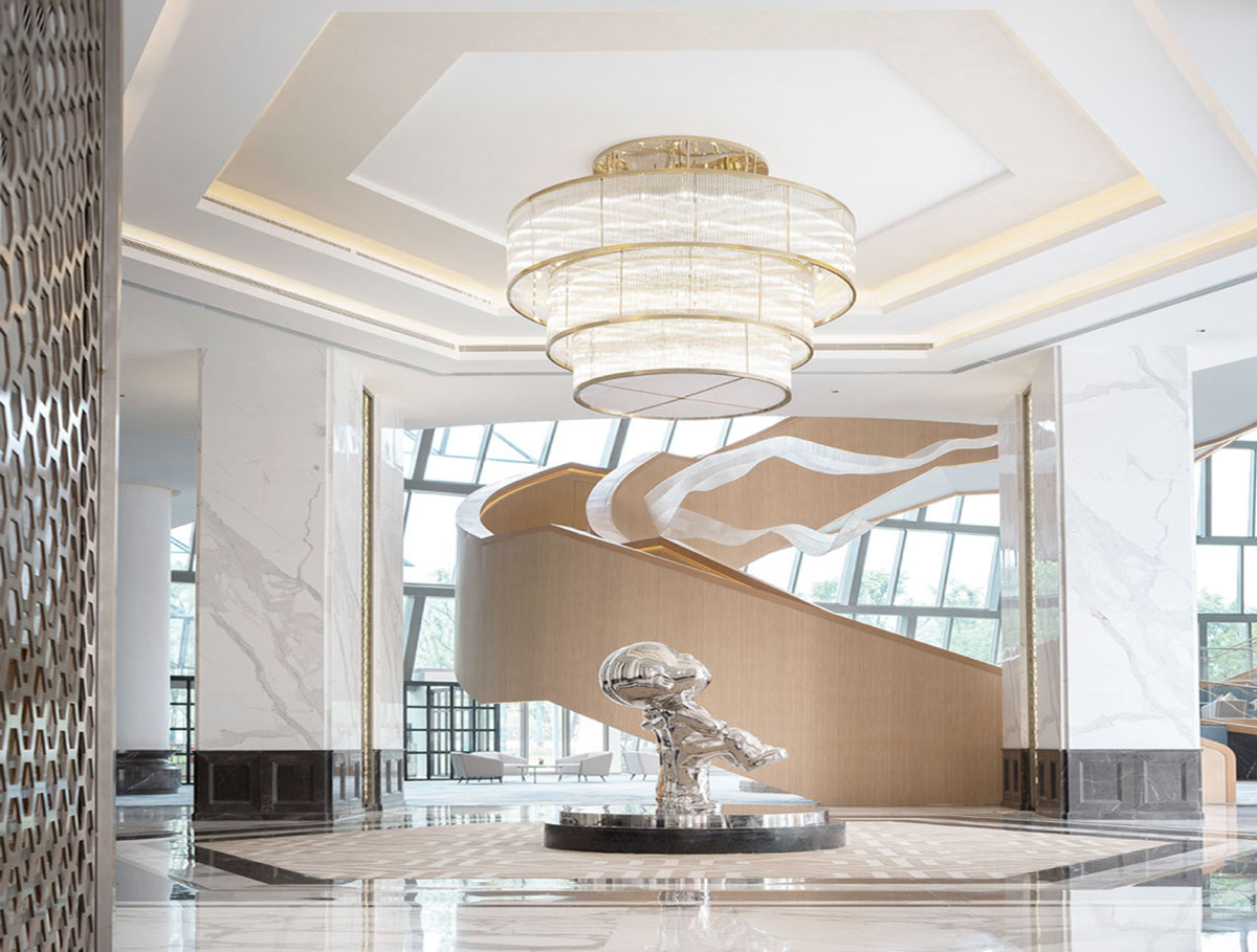 未來智能風格的高端酒店設計，將科技與人性化設計巧妙融合